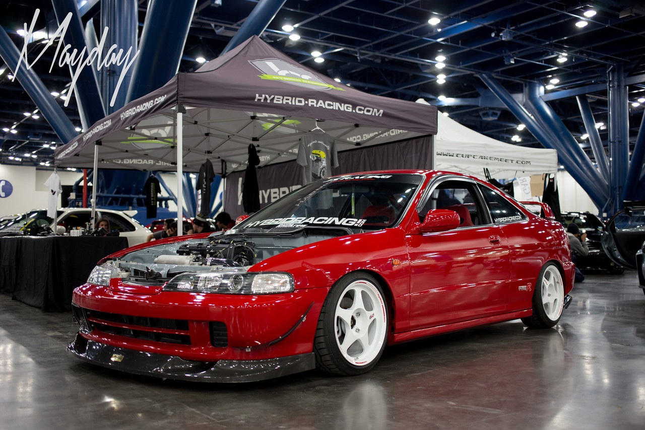 One of favorites! The RHD Hybrid Racing Integra at WekFest!